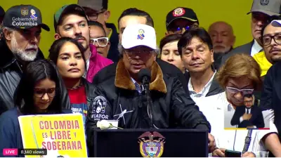 Marchas en Bogotá generan bloqueos en Chapinero, Engativá y centro: Petro convoca a Plaza de Bolívar