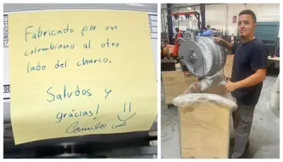 Mecánico colombiano en España fabrica repuesto para Metro de Medellín con emotiva nota