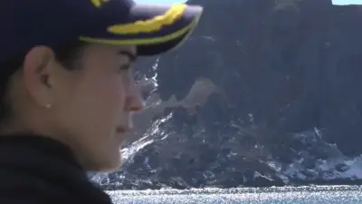 Mujeres científicas colombianas lideran expedición en la Antártida desde el buque ARC Simón Bolívar