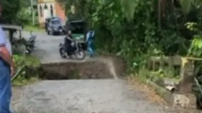 Nuevo puente colapsa en Urabá antioqueño por intensas lluvias, aislando a 30 veredas