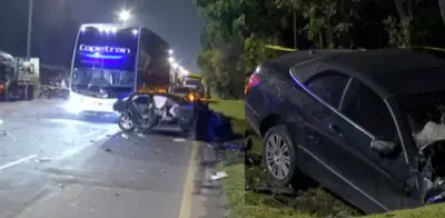 Nuevos detalles del fatal accidente en Autopista Norte: víctimas eran familiares
