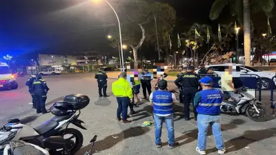 Operativos en Bucaramanga decomisan machetes a motociclistas en caravanas