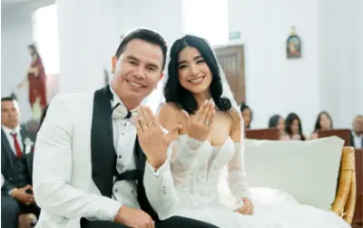 Pastel de boda de Jhonny Rivera y Jenny López revela secreto: mascotas como símbolo de amor