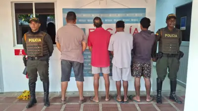 Policía captura a cuatro personas por tala ilegal en zona rural de San Juan del Cesar