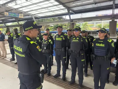 Policía Nacional despliega operativo de seguridad en el MÍO de Cali con registros y controles