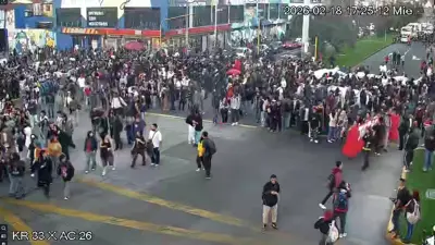 Protestas en la Universidad Nacional generan caos vial y accidente en Bogotá