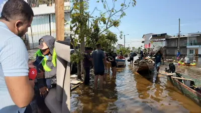Ruth celebró su cumpleaños bajo el agua ayudando a familias damnificadas en Montería