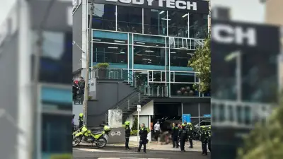 Sicario vestido de traje ejecuta doble homicidio planificado en exclusiva zona de Bogotá