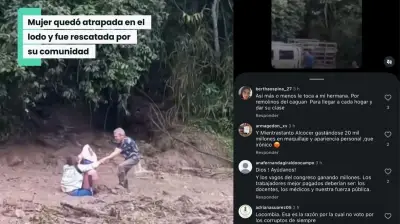 Solidaridad rural rescata a docente atrapada en deslizamiento en Garzón