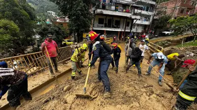 Tormentas eléctricas e inundaciones azotan Medellín y el Valle de Aburrá en Antioquia