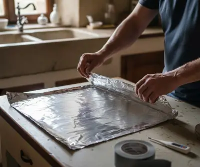 Truco con papel aluminio revela filtraciones de agua en paredes sin herramientas costosas