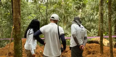 Unidad de Búsqueda exhuma once cuerpos de la mayor fosa común del Meta