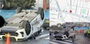 Accidente en Calle 100 de Bogotá: Exceso de Velocidad como Principal Hipótesis del Volcamiento