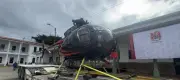 Autoridades incautan helicóptero con antecedentes judiciales en operativo en Cundinamarca