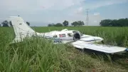 Avioneta se accidentó antes de aterrizar en Cali; todos los ocupantes salieron con vida