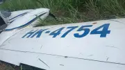 Avioneta sufre accidente cerca de Cali: así quedó la aeronave tras el impacto