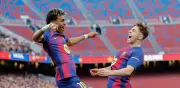 Barcelona golea 4-1 al Villarreal con triplete histórico de Lamine Yamal