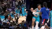 Batalla campal en la NBA: expulsiones masivas en choque entre Hornets y Pistons