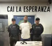 Capturan a 'El Confite' con revólver calibre .38 en Cartagena durante ofensiva contra armas ilegales