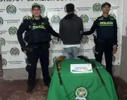 Capturan a hombre con dos escopetas ilegales en Calamar, Bolívar durante operativo policial