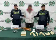 Capturan a hombre de 62 años con armas y 5 kilos de cocaína tras riña en restaurante de Bosa
