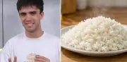 Chef revela técnica asiática para arroz perfecto usando solo un dedo como medida