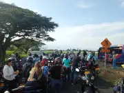 Cierran vía Cali-Popayán por motocicleta abandonada en Puente Valencia