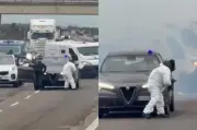 Comando armado finge ser policía y usa explosivos en espectacular asalto a blindados en Italia