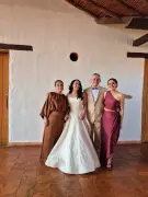 Daniela Ospina y Andrés Toro sellan su amor con íntima boda en Barichara