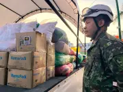 Ejército y Minuto de Dios entregan 1,5 toneladas de ayuda a damnificados por invierno en Lebrija