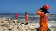 Estudiante desaparece en playas de Puerto Colombia tras fuerte oleaje por frente frío