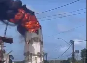 Falla en soldadura causa incendio y derrumbe de monumental Virgen de Fátima en Brasil