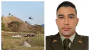 Francotirador del ELN asesina a policía en Norte de Santander y ataca helicóptero de rescate