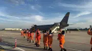 Fuerza Aérea despliega avión B-737 para transportar voluntarios y equipos a Córdoba afectada por inundaciones
