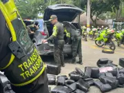 Golpe al narcotráfico: incautan 730 kilos de marihuana en vía Cali-Andalucía