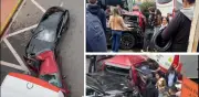 Grave accidente en Autopista Norte de Bogotá deja tres heridos, incluyendo conductor inconsciente