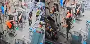 Impactante video muestra asesinato de hombre en gimnasio de Costa Rica por sicario