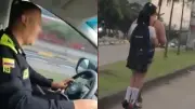 Indignación en Cali: policías grabados insultando a mujer y su hija en patineta