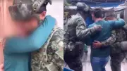 Integrante de disidencias de 'Mordisco' se entrega al Ejército: soldado lo abraza y promete cuidarlo