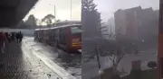 Inundaciones y granizadas azotan Bogotá tras lluvias intensas: Engativá fue la localidad más afectada