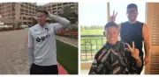 James Rodríguez acepta desafío de barbero callejero y cambia su look en gesto viral