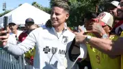 James Rodríguez cautiva aficionados del Minnesota United en su primer acercamiento