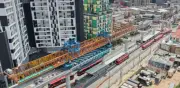Metro de Bogotá acelera obras en avenida Caracas con vigas lanzadoras y estaciones en construcción