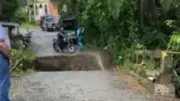 Nuevo puente colapsa en Urabá antioqueño por intensas lluvias, aislando a 30 veredas
