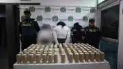Policía de Cali captura a tres mujeres con 150 barras de explosivos en terminal de transportes