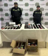 Policía de Cartagena recupera 18 celulares hurtados e incauta 35 más en allanamiento