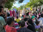 Policía Nacional lidera jornada social que benefició a más de 300 niños y familias en Talaigua Nuevo