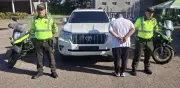 Policía recupera camioneta de lujo robada en Antioquia tras operativo en carreteras de Bolívar