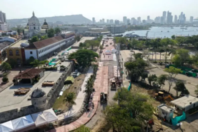 Corredor Histórico de Cartagena avanza al 63% con entrega prevista para Semana Santa