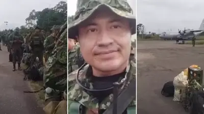 Cabo colombiano envió emotivo video a su hija antes de fatal accidente aéreo en Putumayo